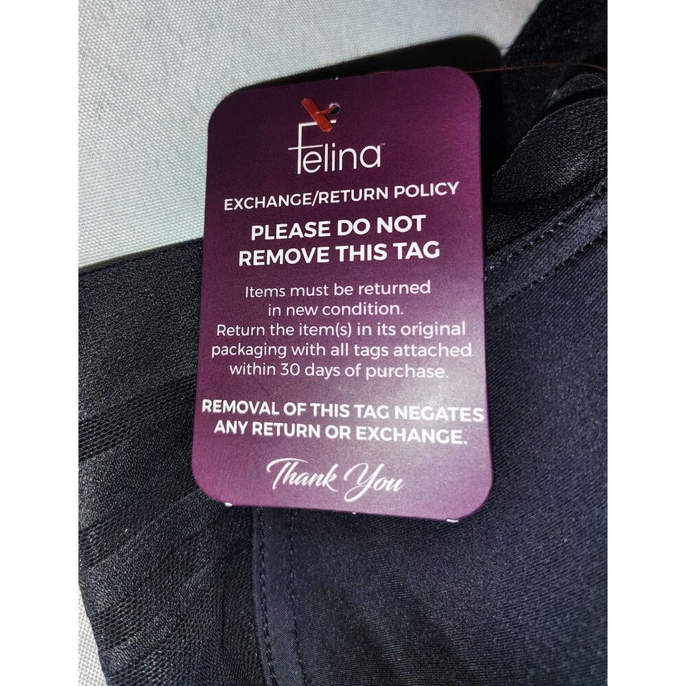 NWT Paramour by Felina Paramour Marvelous Side Smoother Underwire Bra 38D Black - Picture 7 of 8